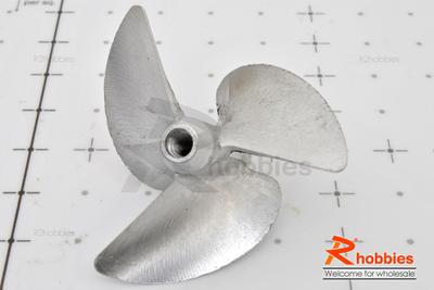 D45 x P63 x Î¦4mm RC Boat Aluminium CNC Slotless 3-Blade Propeller