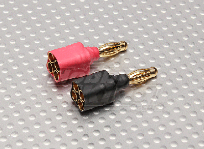 Single 4mm Male to 4 x 3.5mm Female Adapter (1 set)