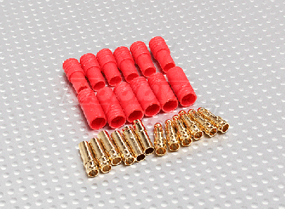 Individual HXT 3.5mm connector for motor/ESC (12pc)