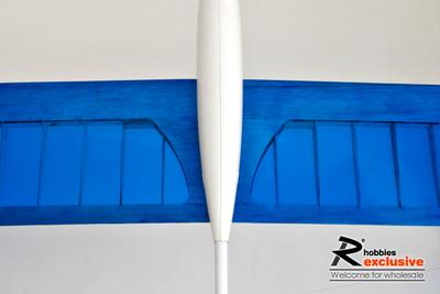 3 Channel RC EP 1.4M Blue Wing Thermo Glider Sailplane