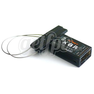 FrSky X8R 16ch Receiver, SBUS, Smart Port - Amplified PCB Antenna