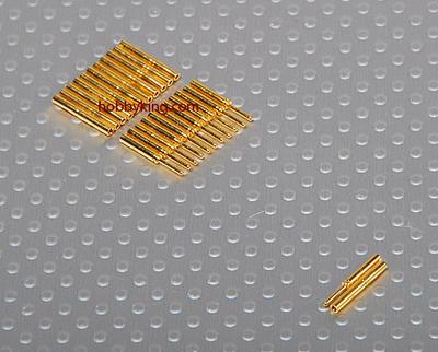 0.8mm Gold Connectors 12 pairs (24pc)