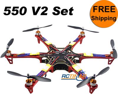Red Multicopter SM550V2 2212&30A Combined