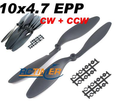 12 Pairs 10x4.7" 1047EPP Counter Rotating Propellers