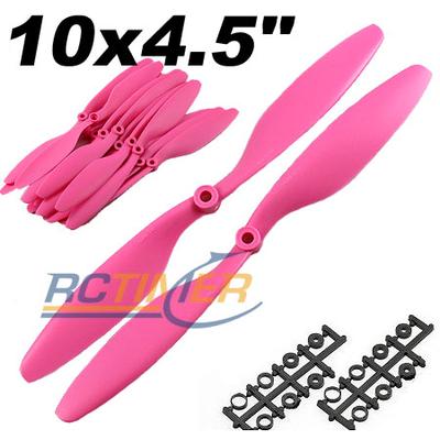 12 Pairs Pink 10x4.5" EPP1045 Counter Rotating Propellers