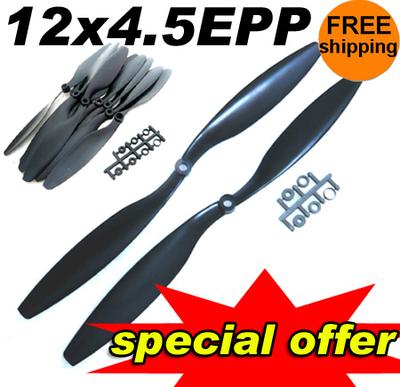 12 Pairs 12x4.5" EPP1245 Counter Rotating Propellers