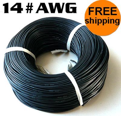 10 Meter #14AWG Silicon Wire Black