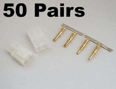 50 Pairs Tamiya connector (50 Female + 50 Male) RC8041