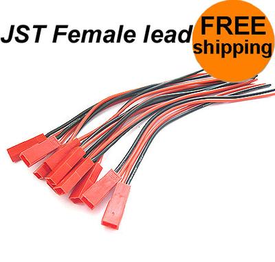 5 Pairs JST Lead/W Female Connector 22awg 150mm RC8049