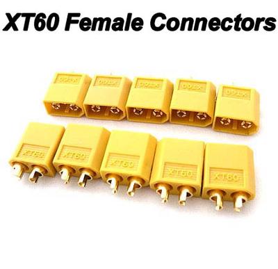 Amass Female XT60 connectors (5pcs/bag) GENUINE