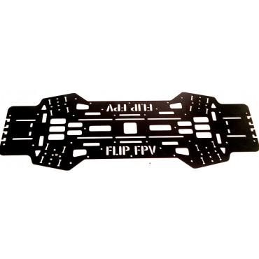 Lower Center Plate for FLIP FPV Frame Black G-10