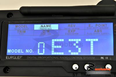 Eurgle 2.4Ghz 3Ch Digital Programmable LCD Wheel Radio Gear (Backlight Screen)