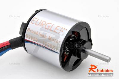 Eurgle RC Plane 1290kv (rpm/v) D2820 Brushless Outrunner Back Mounting Motor