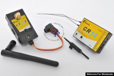 Corona 2.4GHz CT14F RF Module &amp; CR14 RC Receiver (for Futaba Transmitter RS834)