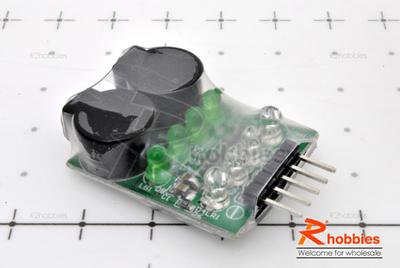 RC 2-4s Lipo Battery Low Voltage Buzzer