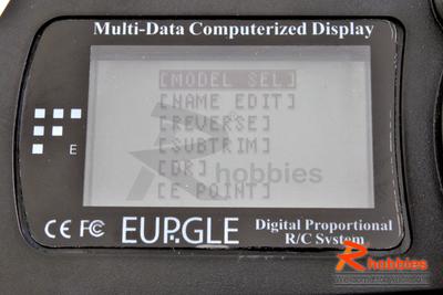 Eurgle 2.4Ghz 3Ch Digital Programmable LCD Wheel Radio Gear (with Fail Safe Function) (3rd Generation)