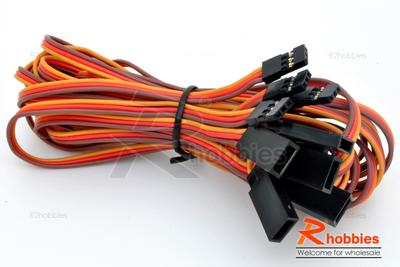 Î¦4.5 x L900mm Extension Wire for JR Standard Servo (5pcs)