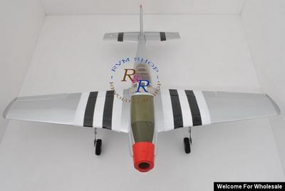 1/8 RC EP/GP 1410mm P-51 Mustang Balsa Wood Scale ARF Plane