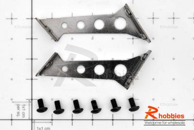 RC Car Aluminum Rear Spoiler Stand / Arm 40mm (2pcs)