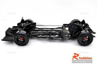 1/10 RC TEH-R31 EP 3-Belt Drive Drift Car Chassis Transformer Upgraded Assembled Kit