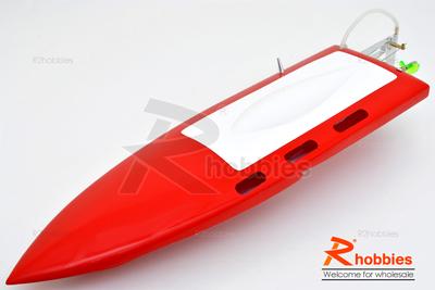 25.5" EP Deep-Vee Ocean Force Fibreglass Epoxy FRP Anti-Turnover RC Mono ARR Racing Boat with Fin