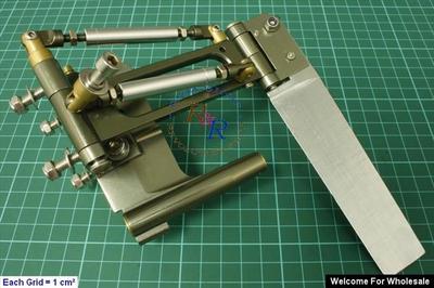 130*150mm Single Arm Durable Aluminium Helm Rudder with Î¦6.35mm Shaft Holder