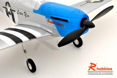 4 Channel RC EP 35.0" Aerobatic P-51 Mustang Foamy ARF Scale Plane