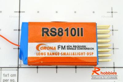 Corona RS810II 8Ch Single Conversion Long Range FM RC Receiver
