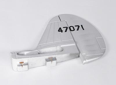 P-40N (Silver) 1700mm - Replacement Rudder