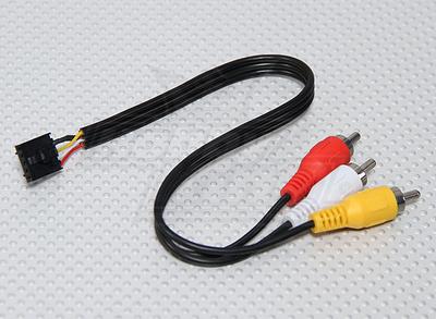 Fatshark FPV 5 Pin Molex to A/V Plugs Connection Cable