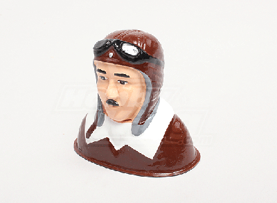 Resin WW1 Pilot Large Scale 85mmx90mmx56mm