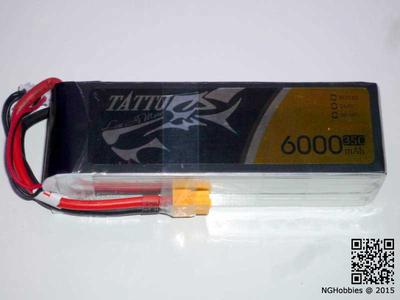 Tattu 6000mAh 4S 35C LiPo Battery