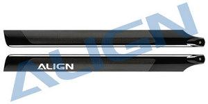 Align 600D PRO Carbon Fiber Blades AGNHD600C
