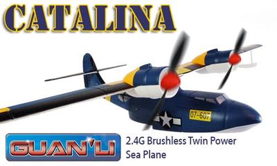 Catalina 4CH Brushless Twin Power RC Sea Plane 2.4GHz