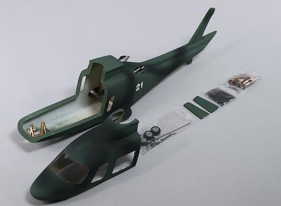 Agusta A-109 Army Fiber Glass Fuselage, Retract Ready.