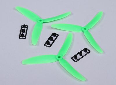 5030R (green) Three Blade Propeller (ABS) (3pc)