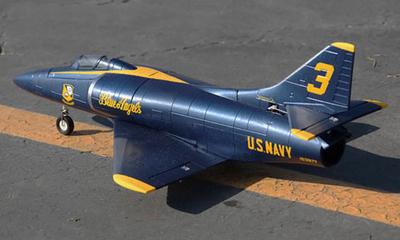 A-4 Blue Angels Skyhawk 4CH EDF 55mm RC Jet