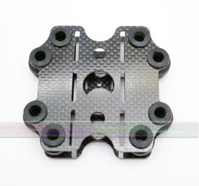 3K Glassy Carbon Shock Absorbing Plate A8 W/8 Damping Balls (suit for card type or Micro single.)