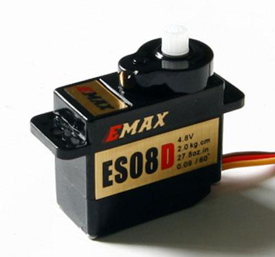 EMAX 8.6g/ 2.0kg/ .09 sec Micro Digital Servo ES08D