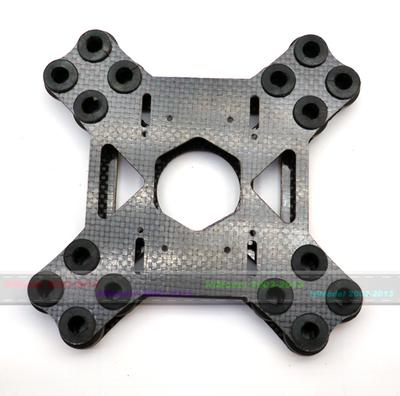 3K Glassy Carbon Shock Absorbing Plate A16W/16 Damping Balls (suit for DSLR)