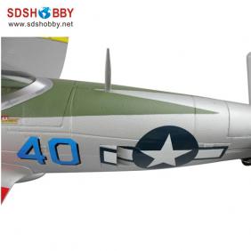 P-47D Thunderbolt Foam Electric Airplane PNP with Retract Landing Gear, KV500 Motor, 40A ESC