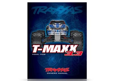 Traxxas Owners Manual 4908 T-Maxx 3.3 TRA5198X