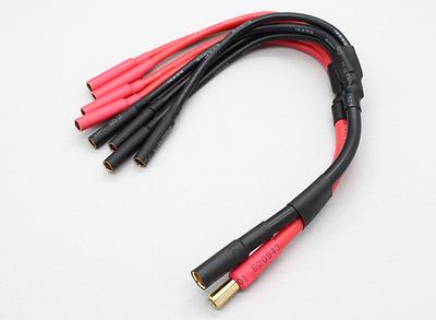 5.5mm Bullet to 4 x 4.0mm Multistar ESC Power Breakout Cable