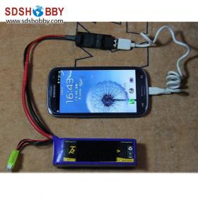1PC* 2S-6S Li-Po Switch Charger 3S 2200mAh for RC Airplane/ Charging iPhone at least 4 times