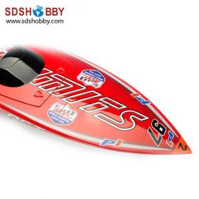 Lucky Oct 34"/870mm Electric Brushless Racing Boat 1126 with 3660 Motor, 120A ESC