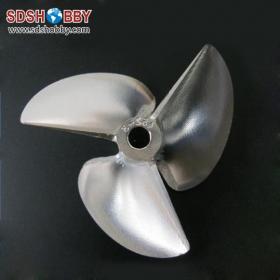 1PC* 3 Blades 55mm CNC Aluminum Alloy Positive/ Reverse Propeller for RC Boat with Pitch 1.8mm, Aperture 4.76mm