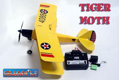 Tiger Moth 4CH Brushless RC Biplane - 2.4GHz