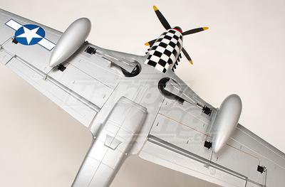 P-51D Monster Mustang 1.55m 6Ch XL-EPO - 61inch PNF (Black)