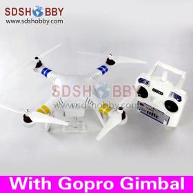 Angel Aircraft Quadcopter/Four-axis Flyer/Multicopter/Multi-rotor Kit with Frame +Propeller +Gopro Gimbal +Motor +ESC