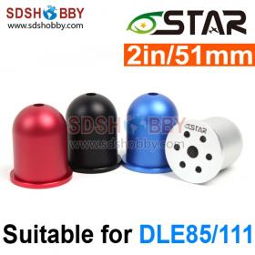 6star 2in/51mm Aluminum Alloy Spinner for DLE85/111, DA100/85, 3W100/55/50, EVO58/ MVVS58